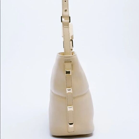 ZARA STUDDED BUCKET BAG - Picture 3 of 8